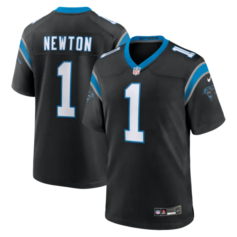 Cam Newton Carolina Panthers Nike Team Retired Game Jersey – Black