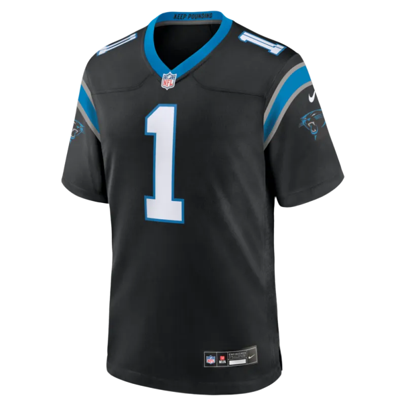 Cam Newton Carolina Panthers Nike Team Retired Game Jersey – Black