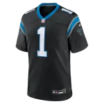 Cam Newton Carolina Panthers Nike Team Retired Game Jersey – Black