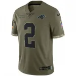 D.J. Moore Carolina Panthers Nike 2022 Salute To Service Limited Jersey – Olive