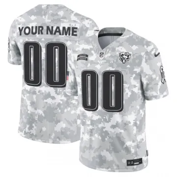 Chicago Bears Nike Arctic Camo 2024 Salute to Service Limited Custom Jersey