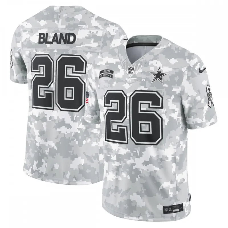 DaRon Bland Dallas Cowboys Nike 2024 Salute to Service Limited Jersey – Arctic Camo
