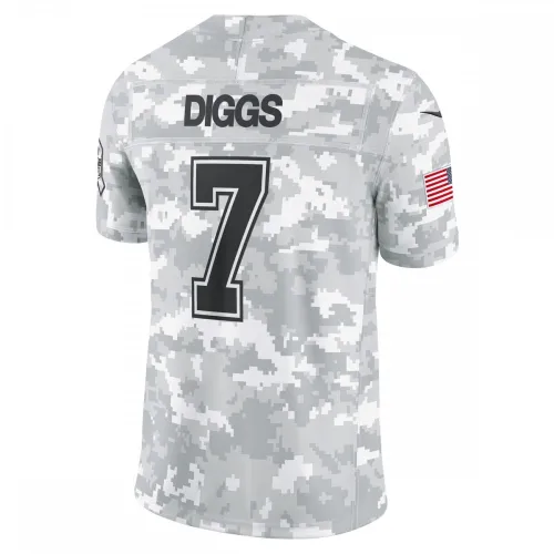 Trevon Diggs Dallas Cowboys Nike 2024 Salute to Service Limited Jersey – Arctic Camo