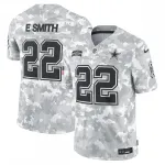 Maglia Nike 2024 "Salute to Service" in edizione limitata dedicata ai giocatori in pensione - Emmitt Smith dei Dallas Cowboys - Arctic Camo Maglia Nike 2024 "Salute to Service" in edizione limitata dedicata ai giocatori ritirati dei Dallas Cowboys di Emmitt Smith – Arctic Camo
