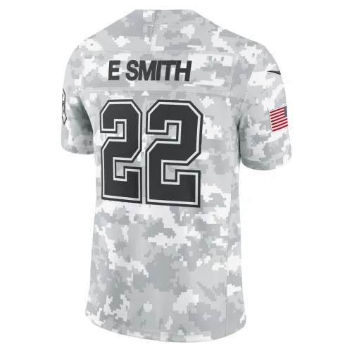 Emmitt Smith Dallas Cowboys Nike 2024 Salute to Service Retired Player Limited Jersey – Arctic Camo