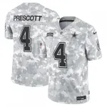 Dak Prescott Dallas Cowboys Nike 2024 Salute to Service Limited Jersey - Arctic Camo Dak Prescott Dallas Cowboys Nike 2024 Salute to Service Limited Jersey – Arctic Camo