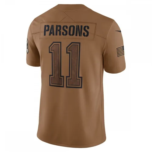 Micah Parsons Dallas Cowboys Nike 2023 Salute To Service Limited Jersey – Brown