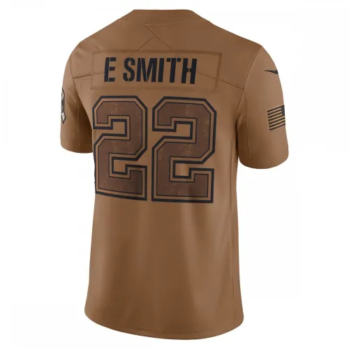 Emmitt Smith Dallas Cowboys Nike 2023 Salute To Service Retired Player Limited Jersey – Brown