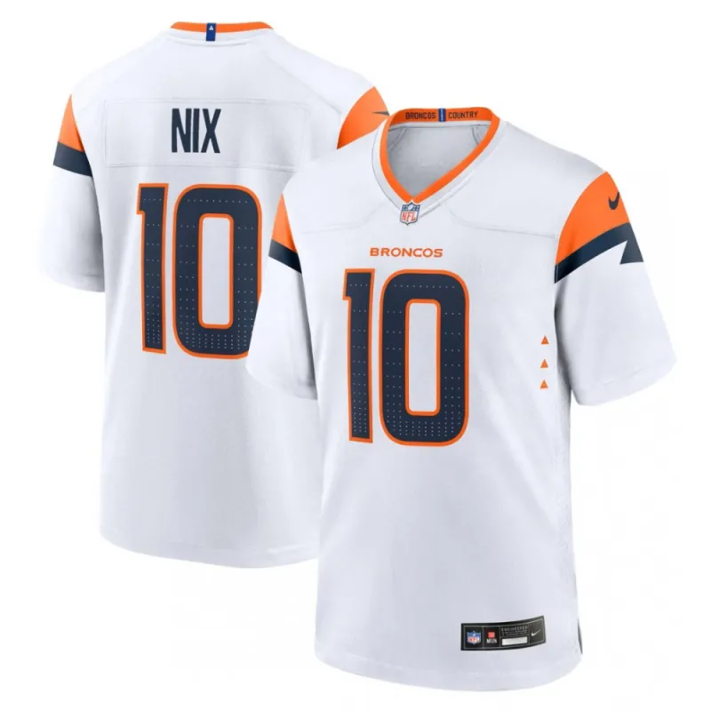Bo Nix Denver Broncos Nike Vapor F.U.S.E. Limited Jersey – White