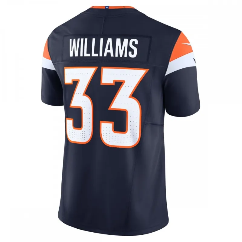Javonte Williams Denver Broncos Nike Mile High Collection Vapor F.U.S.E. Limited Jersey – Navy