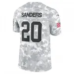 Barry Sanders Detroit Lions Nike 2024 Salute to Service Retired Player Limited Jersey – Arctic Camo
