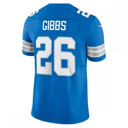 Maglia Nike Vapor FUSE Limited di Jahmyr Gibbs dei Detroit Lions - Blu