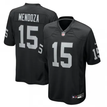 Las Vegas Raiders Fernando Mendoza Nike Black 2026 NFL Draft First Round Pick No. 1 Team Game Jersey