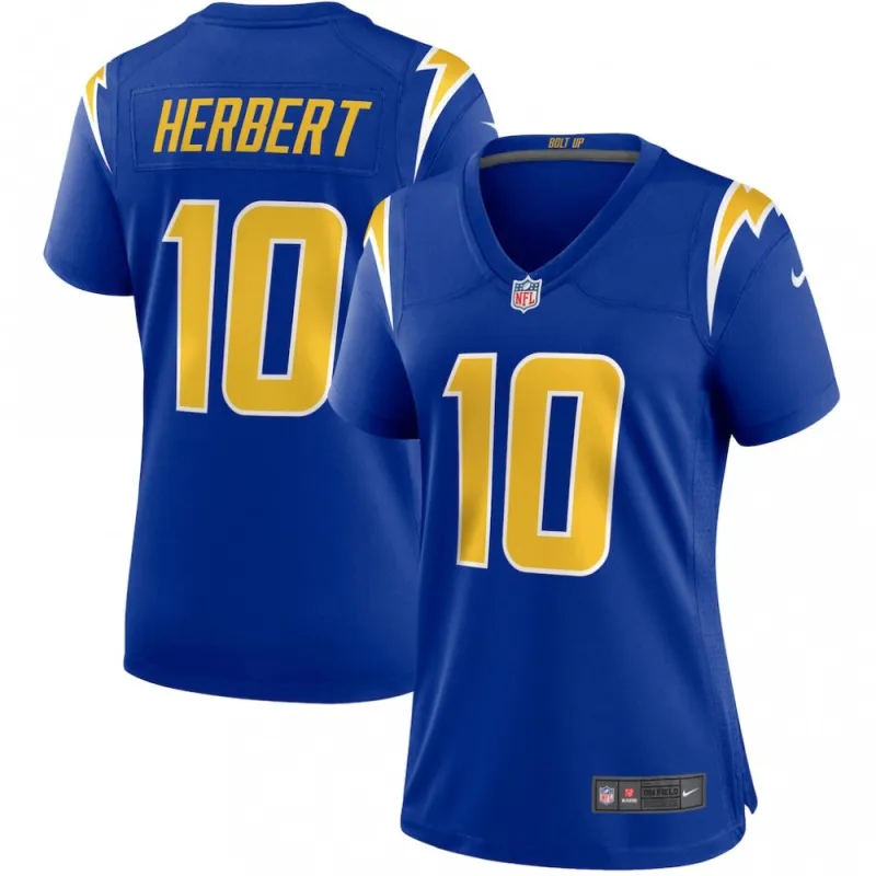 Justin Herbert Los Angeles Chargers Nike Women’s Game Jersey – Royal