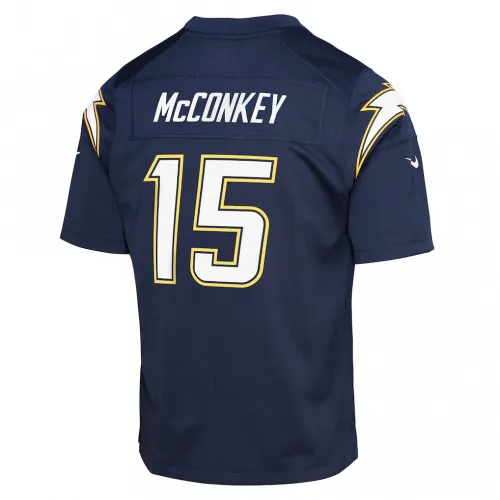 Ladd McConkey Los Angeles Chargers Nike Youth Alternate Super Chargers Game Player Jersey – Navy