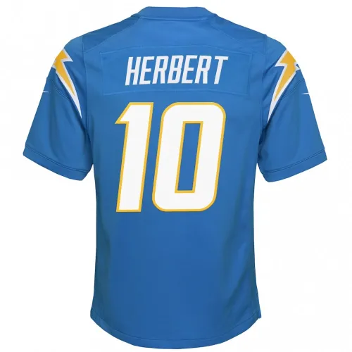 Justin Herbert Los Angeles Chargers Nike Youth Game Jersey – Powder Blue