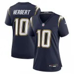 Camisa de jogo alternativa «Super Chargers» da Nike para mulher, de Justin Herbert, dos Los Angeles Chargers – Azul-marinho Justin Herbert Los Angeles Chargers Nike Women’s Alternate Super Chargers Game Jersey – Navy