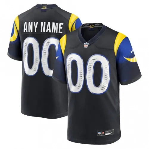 Midnight Blue Los Angeles Rams 2025 Rivalries Collection Limited Custom Jersey