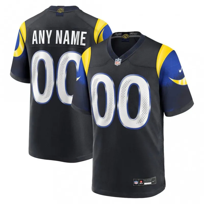 Midnight Blue Los Angeles Rams 2025 Rivalries Collection Limited Custom Jersey
