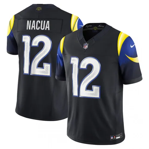 Puka Nacua Midnight Blue Los Angeles Rams 2025 Rivalries Collection Limited Jersey