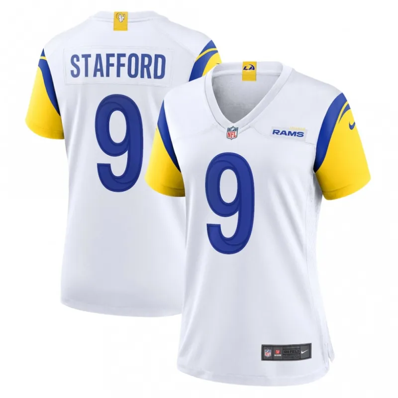 Matthew Stafford Los Angeles Rams Nike Women’s Player Jersey – White
