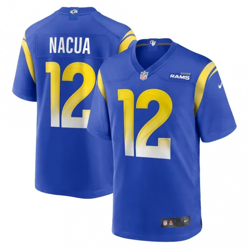 Maillot de match Nike Puka Nacua des Rams de Los Angeles - Bleu roi