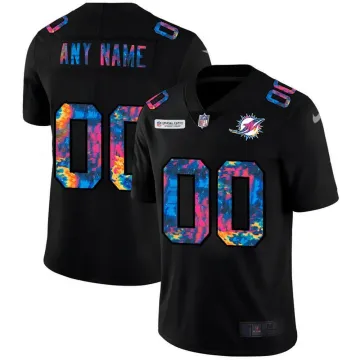 Miami Dolphins Nike NFL 2020 Crucial Catch Limited Edition Custom Jersey - Black