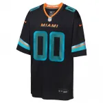 Youth Nike Pitch Blue Miami Dolphins 2025 Rivalries Collection Custom Game Jersey