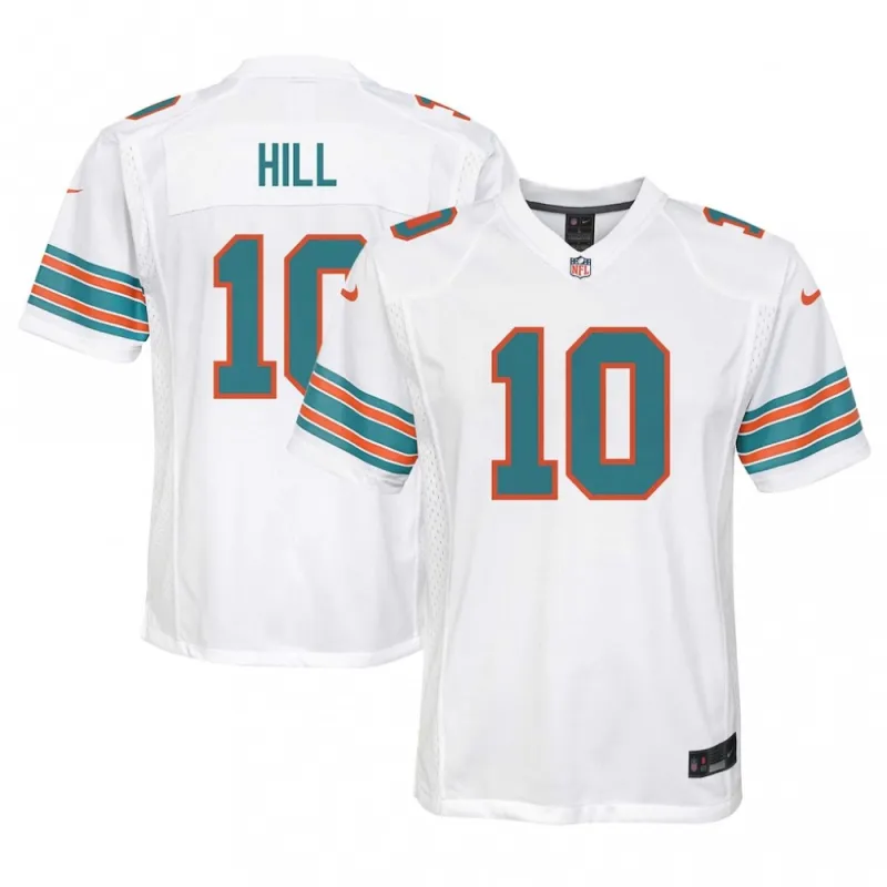 Tyreek Hill Miami Dolphins Nike Youth Game Jersey – White