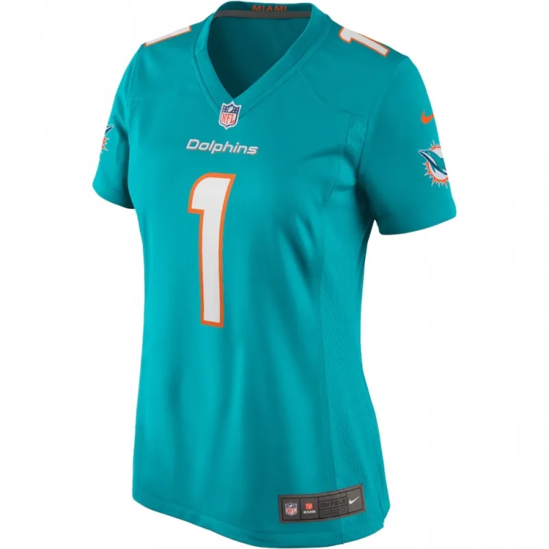 Tua Tagovailoa Miami Dolphins Nike Women’s Game Jersey – Aqua