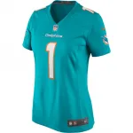 Tua Tagovailoa Miami Dolphins Nike Women’s Game Jersey – Aqua