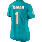 Tua Tagovailoa Miami Dolphins Nike Women’s Game Jersey – Aqua