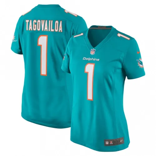 Tua Tagovailoa Miami Dolphins Nike Women's Game Jersey - Aqua