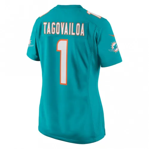 Tua Tagovailoa Miami Dolphins Nike Women’s Game Jersey – Aqua