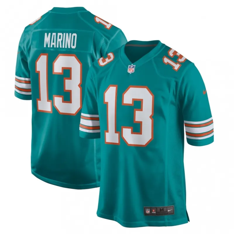 Dan Marino Miami Dolphins Nike Retired Player Jersey – Aqua