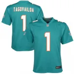 Tua Tagovailoa Miami Dolphins Nike Youth Game Jersey - Aqua Tua Tagovailoa Miami Dolphins Nike Youth Game Jersey – Aqua