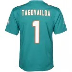 Tua Tagovailoa Miami Dolphins Nike Youth Game Jersey – Aqua