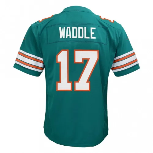 Jaylen Waddle Miami Dolphins Nike Youth Game Jersey – Aqua