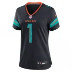 Tua Tagovailoa Miami Dolphins Nike Women’s 2025 Rivalries Collection Game Jersey – Pitch Blue
