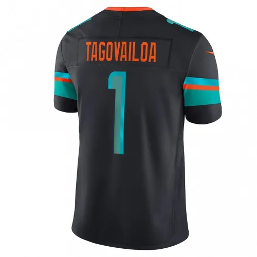 Tua Tagovailoa Miami Dolphins Nike 2025 Rivalries Collection Limited Jersey – Pitch Blue