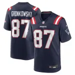 Camisola Nike Vapor F.U.S.E. Edição Limitada de Rob Gronkowski dos New England Patriots - Azul-marinho