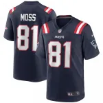 Randy Moss New England Patriots Nike Vapor F.U.S.E. Limited Jersey - Navy