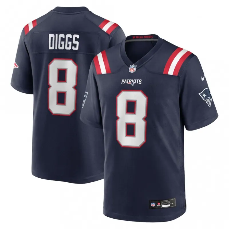 Stefon Diggs New England Patriots Nike Vapor F.U.S.E. Limited Jersey – Navy