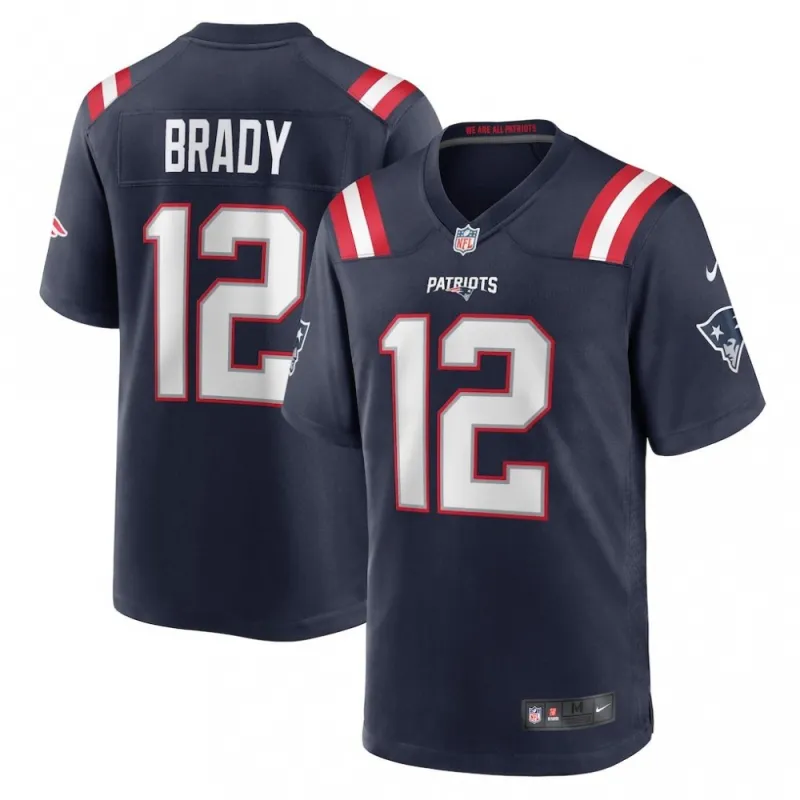 Tom Brady New England Patriots Nike Vapor F.U.S.E. Limited Retired Player Jersey – Navy