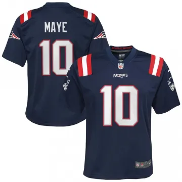 Drake Maye New England Patriots Nike Youth Game Jersey - Navy