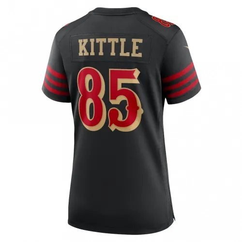 George Kittle San Francisco 49ers Nike Women’s 2025 Rivalries Collection Game Jersey – Black