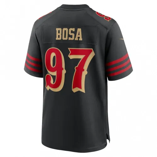 Nick Bosa San Francisco 49ers Nike 2025 Rivalries Collection Game Jersey - Zwart