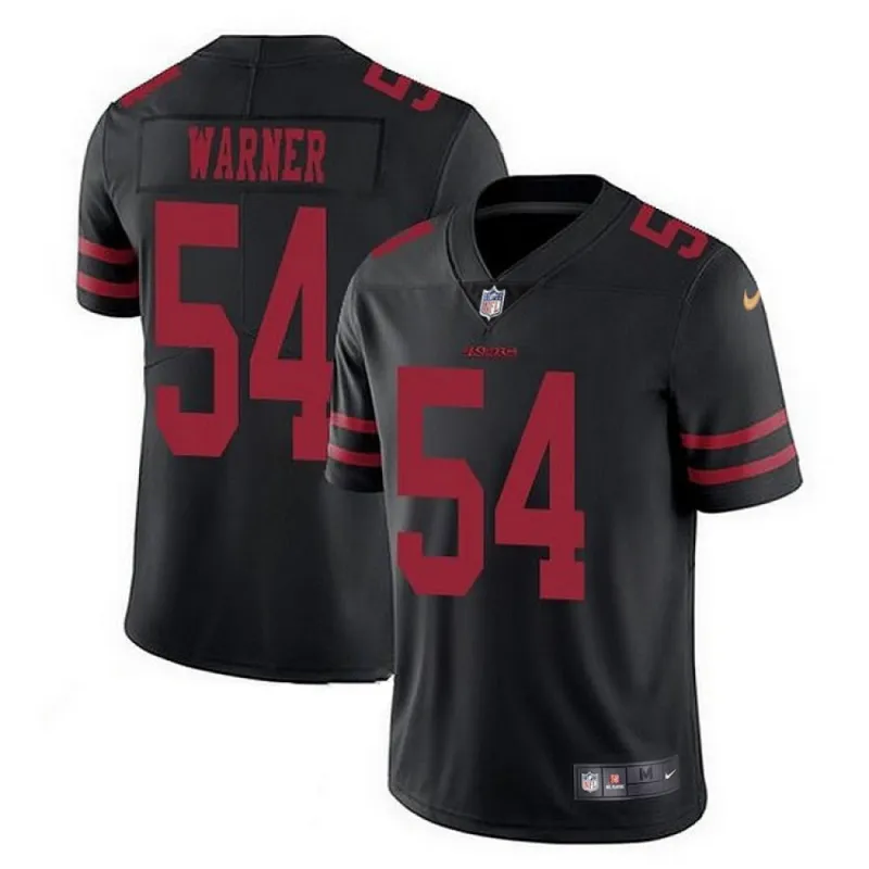 Fred Warner San Francisco 49ers Nike Vapor Limited Jersey – Black