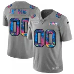 Seattle Seahawks Nike NFL 2020 Crucial Catch Limited Edition Custom Jersey - Gray