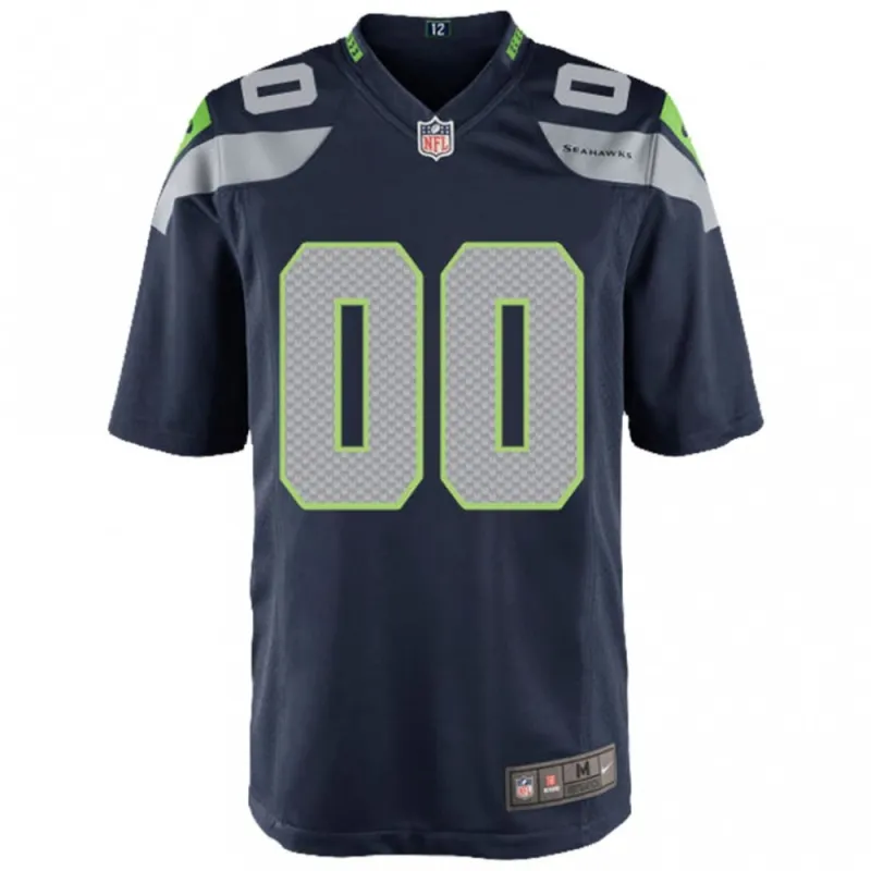Seattle Seahawks Nike Youth Custom Game Jersey – College Navy